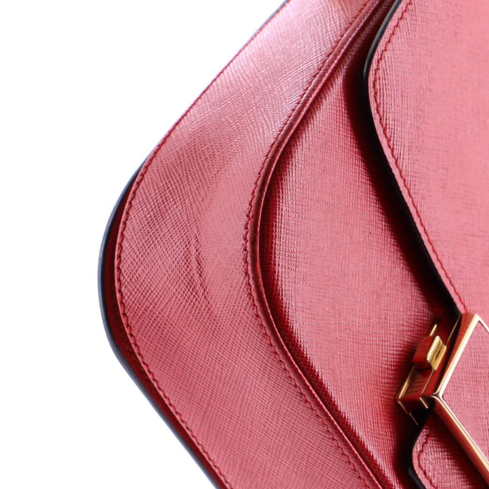 Prada Embleme Flap Bag Saffiano Leather #202261P18B - Picture 6 of 9